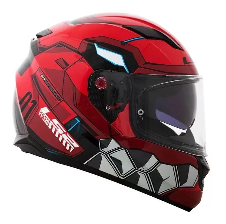 LS2 FF320 STREAM EVO ANGEL RED GREY