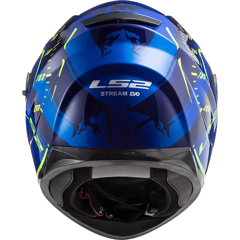 LS2 FF320 STREAM EVO TACHO BLUE HI-VIS YELLOW