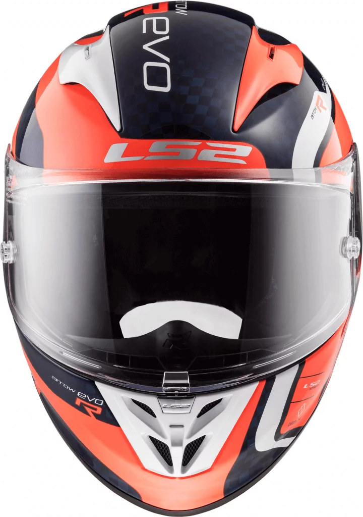 LS2 FF323 ARROW C EVO STING BLUE FLUO ORANGE M