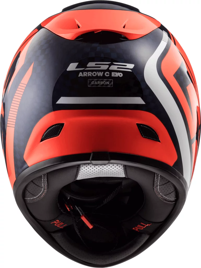 LS2 FF323 ARROW C EVO STING BLUE FLUO ORANGE M