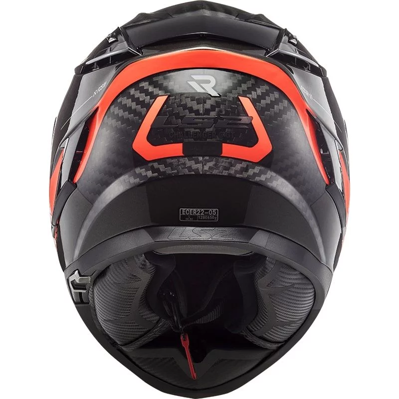 LS2 FF327 CHALLENGER CT2 ALLOY CHROME ORANGE