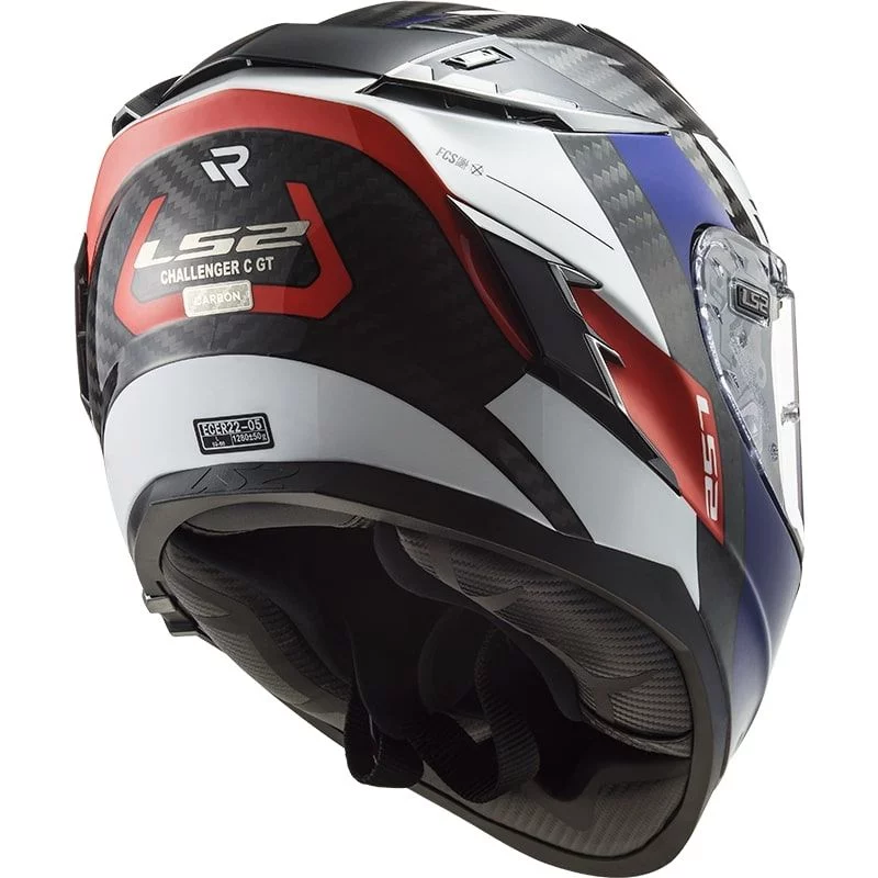 LS2 FF327 CHALLENGER CT2 ALLOY WHITE BLUE RED L