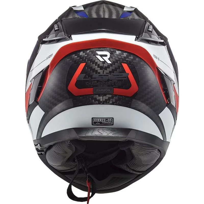 LS2 FF327 CHALLENGER CT2 ALLOY WHITE BLUE RED L