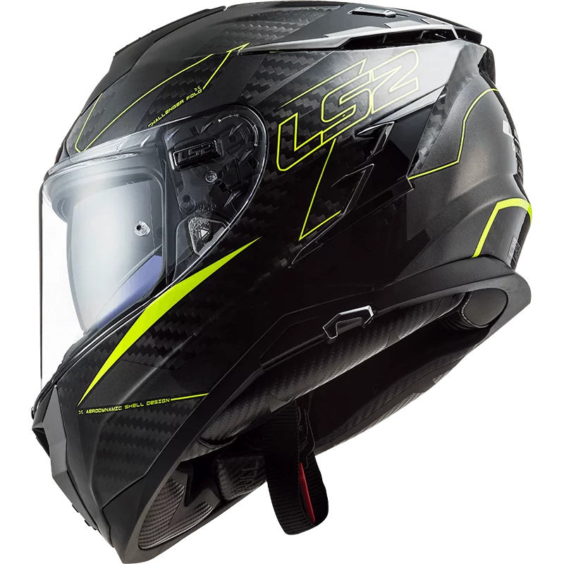LS2 FF327 CHALLENGER CT2 FOLD GLOSS HI-VIS YELLOW