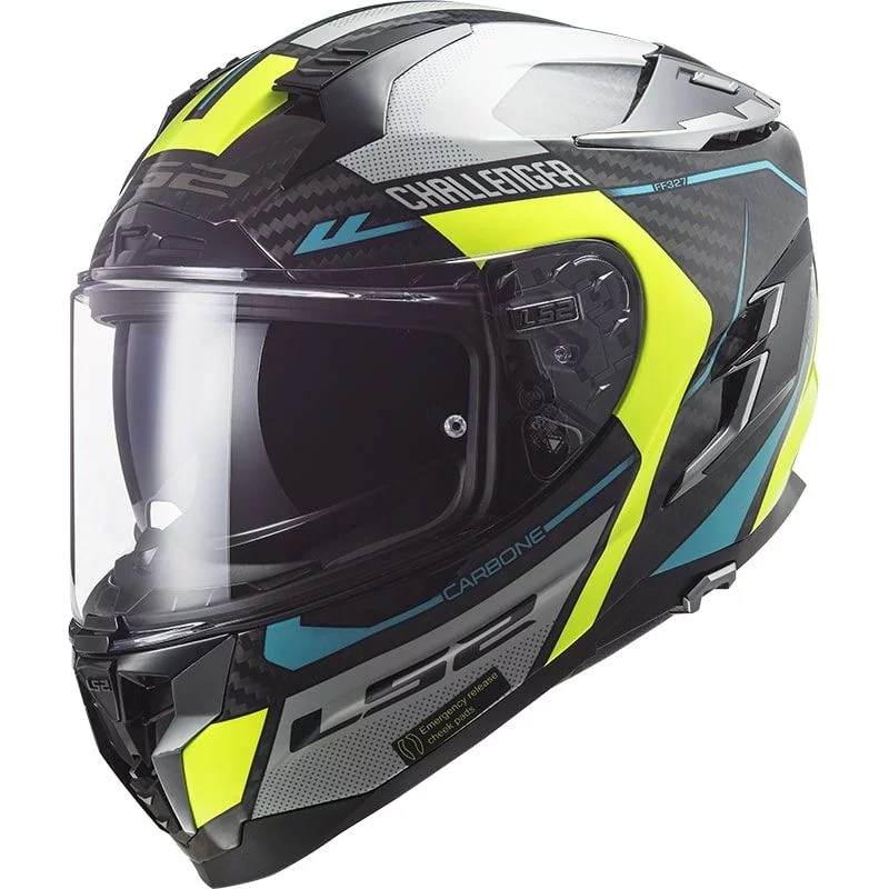 LS2 FF327 CHALLENGER CT2 THORN HI-VIS YELLOW