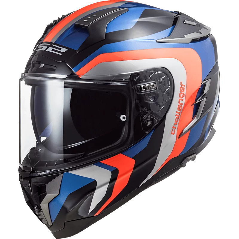 LS2 FF327 CHALLENGER GALACTIC BLUE FLUO ORANGE