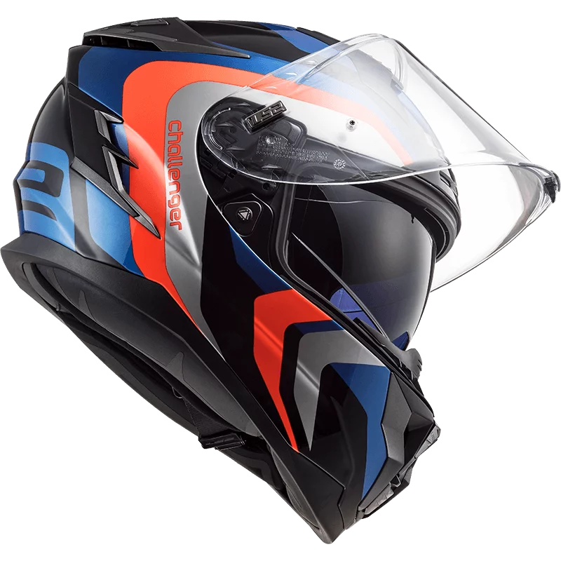 LS2 FF327 CHALLENGER GALACTIC BLUE FLUO ORANGE