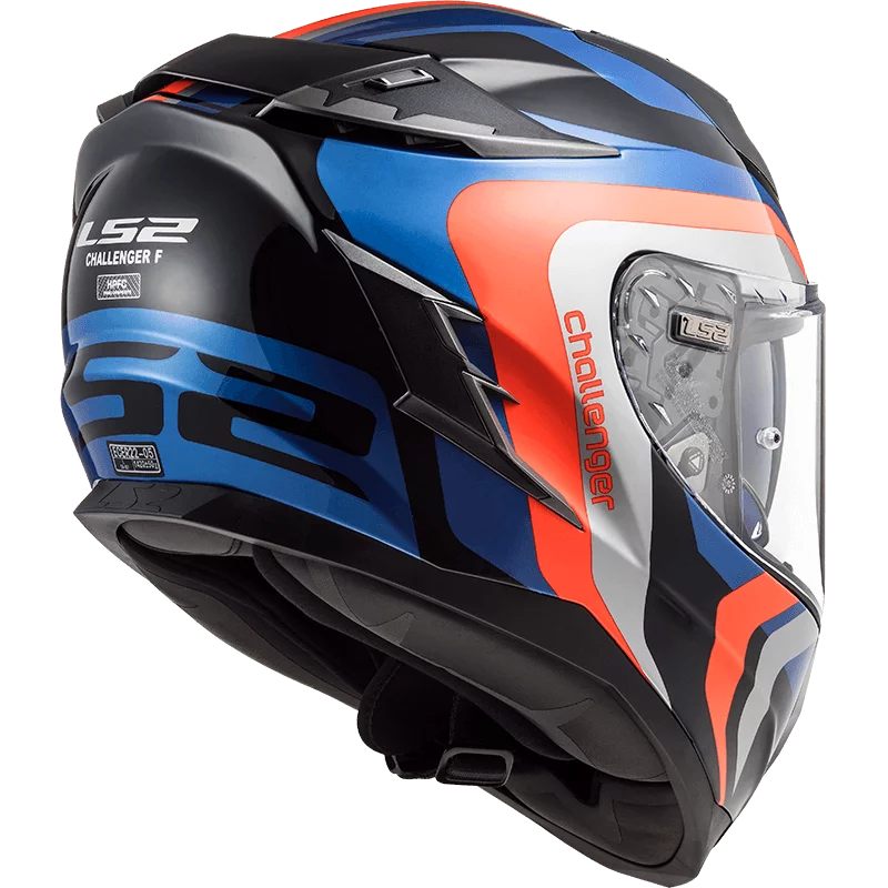 LS2 FF327 CHALLENGER GALACTIC BLUE FLUO ORANGE