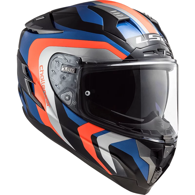LS2 FF327 CHALLENGER GALACTIC BLUE FLUO ORANGE