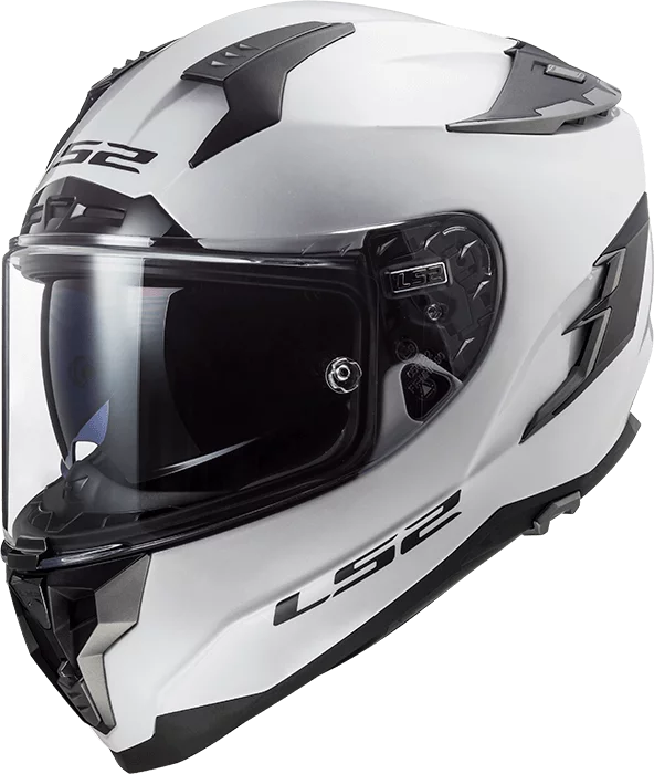 LS2 FF327 CHALLENGER SOLID WHITE