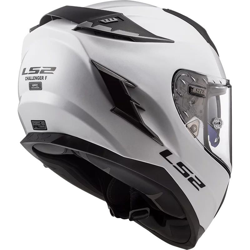LS2 FF327 CHALLENGER SOLID WHITE