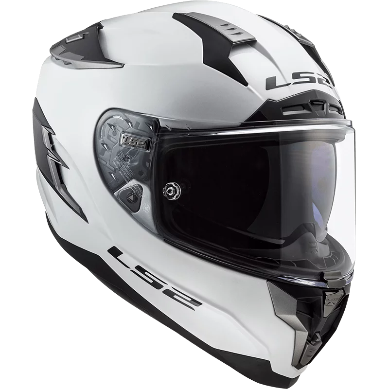 LS2 FF327 CHALLENGER SOLID WHITE