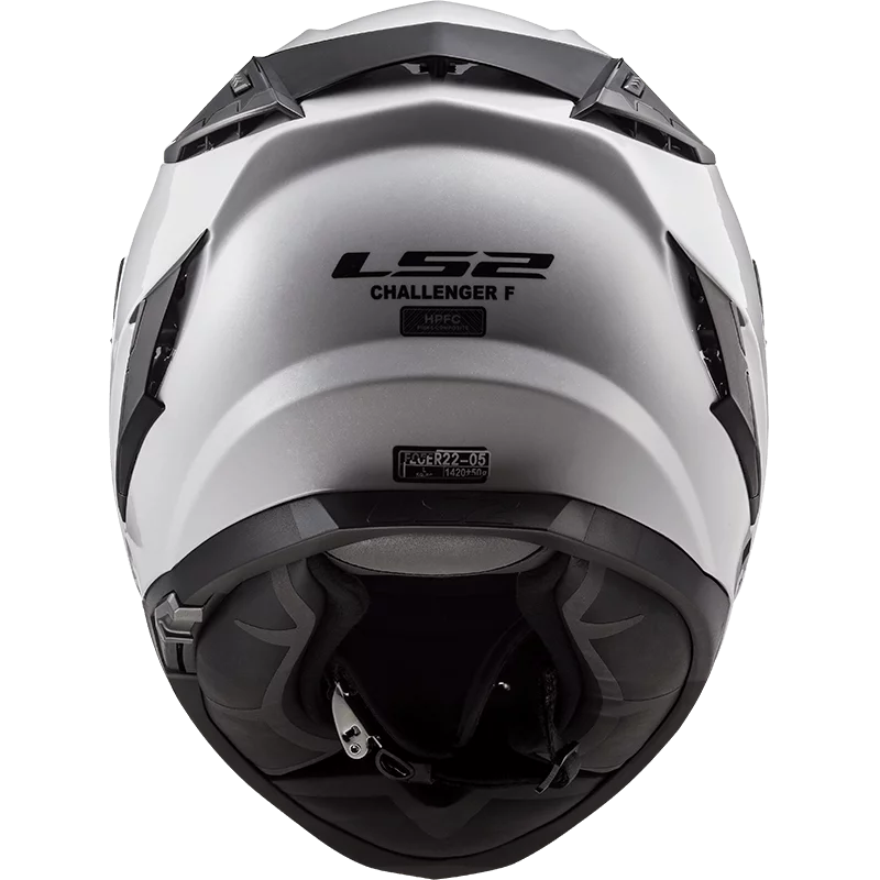 LS2 FF327 CHALLENGER SOLID WHITE