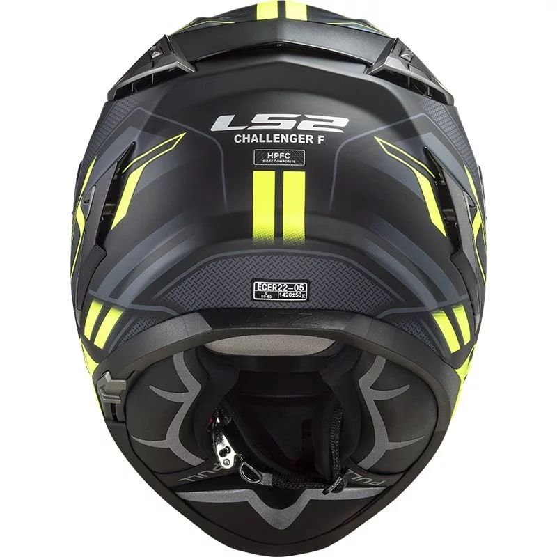 LS2 FF327 CHALLENGER SPIN MATT COBALT HI-VIS YELLOW
