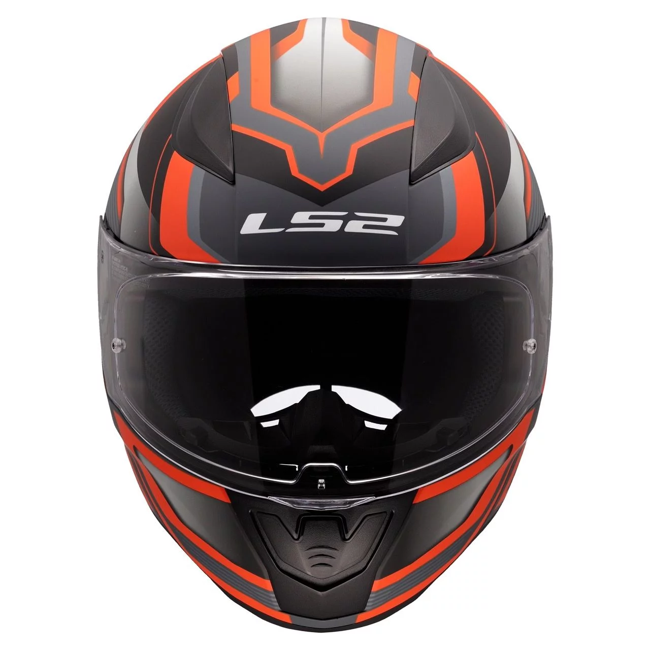 LS2 FF353 RAPID 2 FLITZ MATT ORANGE GREY