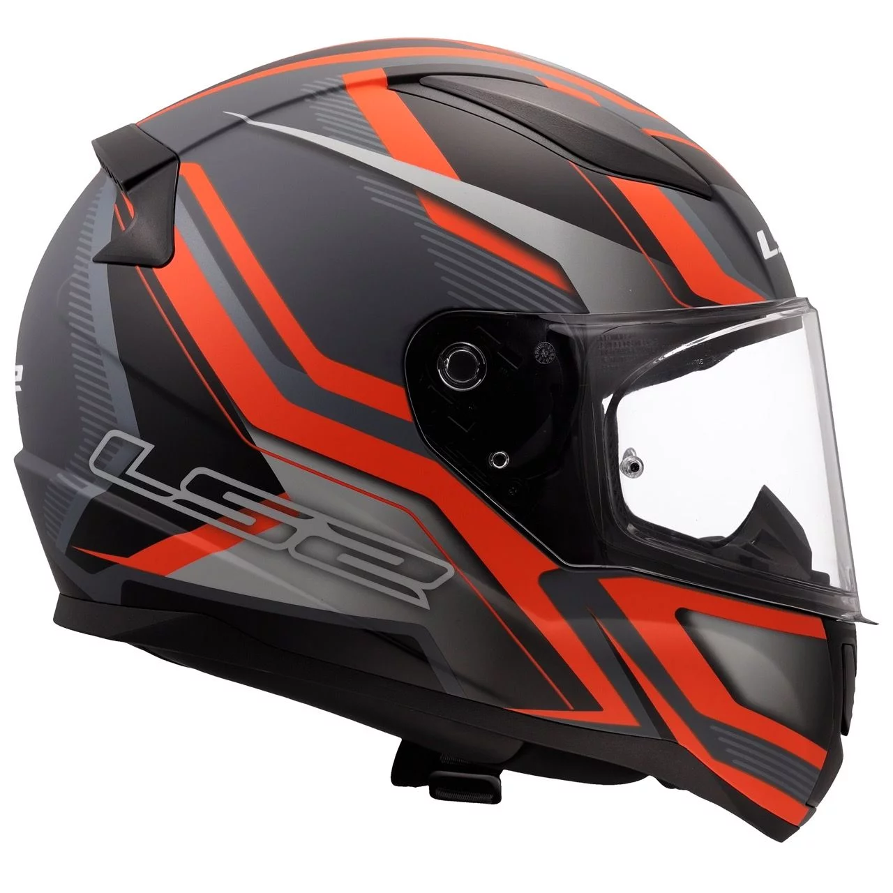 LS2 FF353 RAPID 2 FLITZ MATT ORANGE GREY