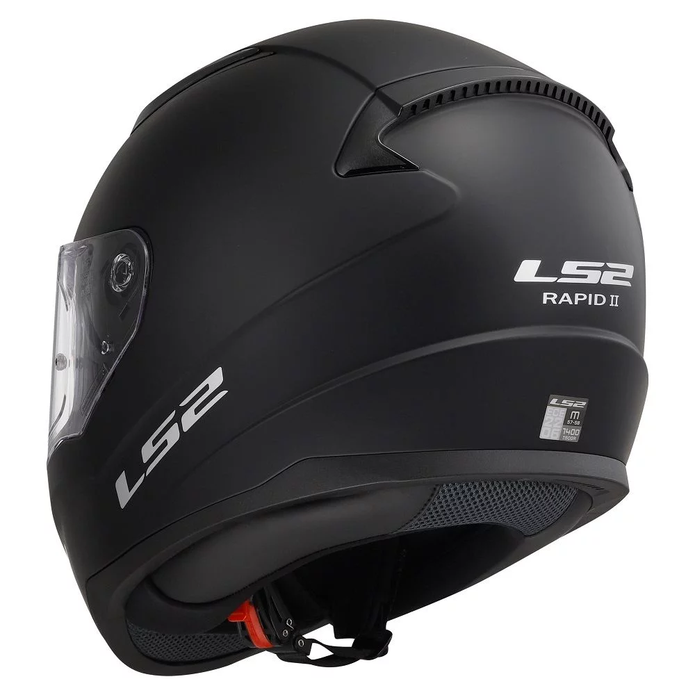 LS2 FF353 RAPID 2 SOLID MATT BLACK