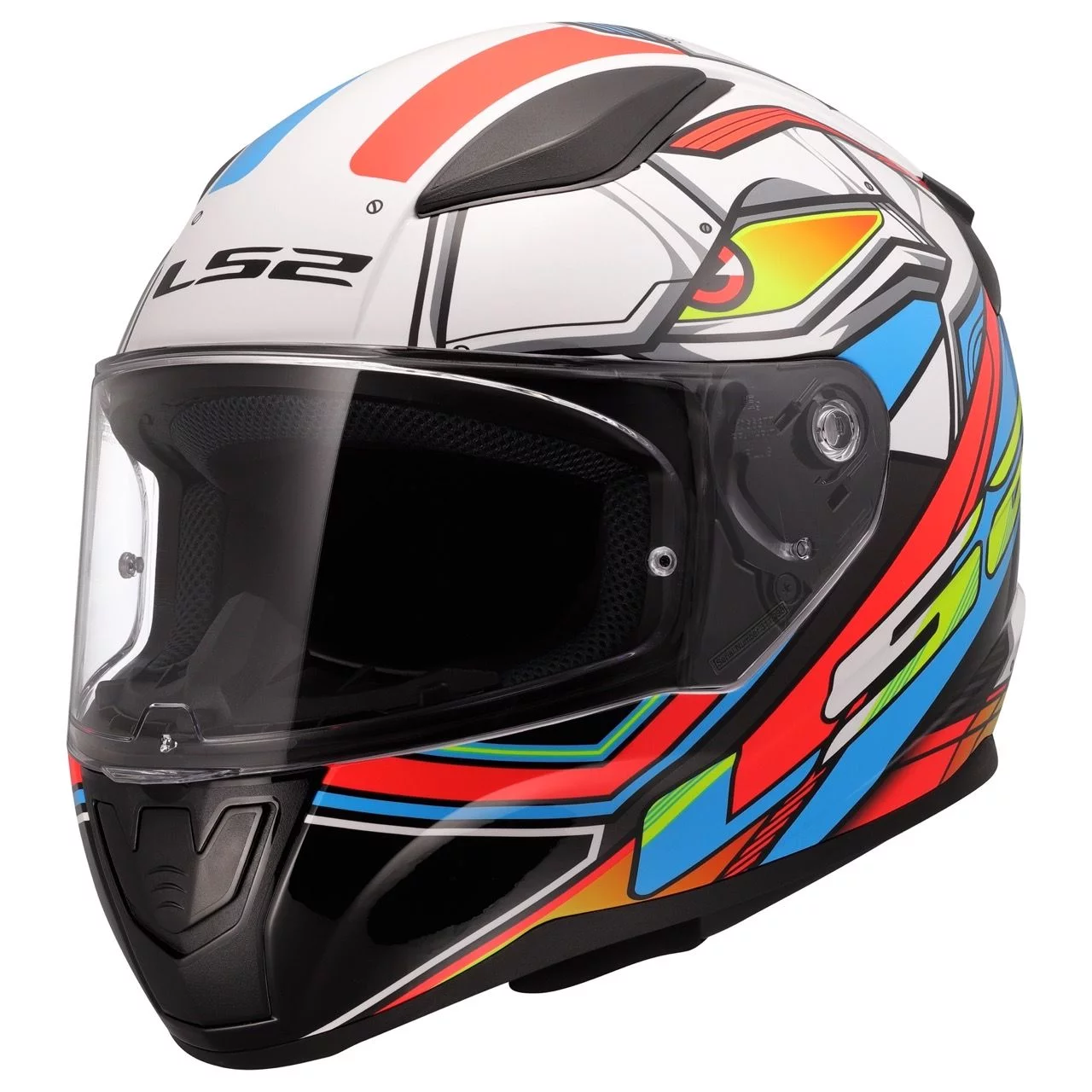 LS2 FF353 RAPID 2 XDRON WHITE NEON ORANGE
