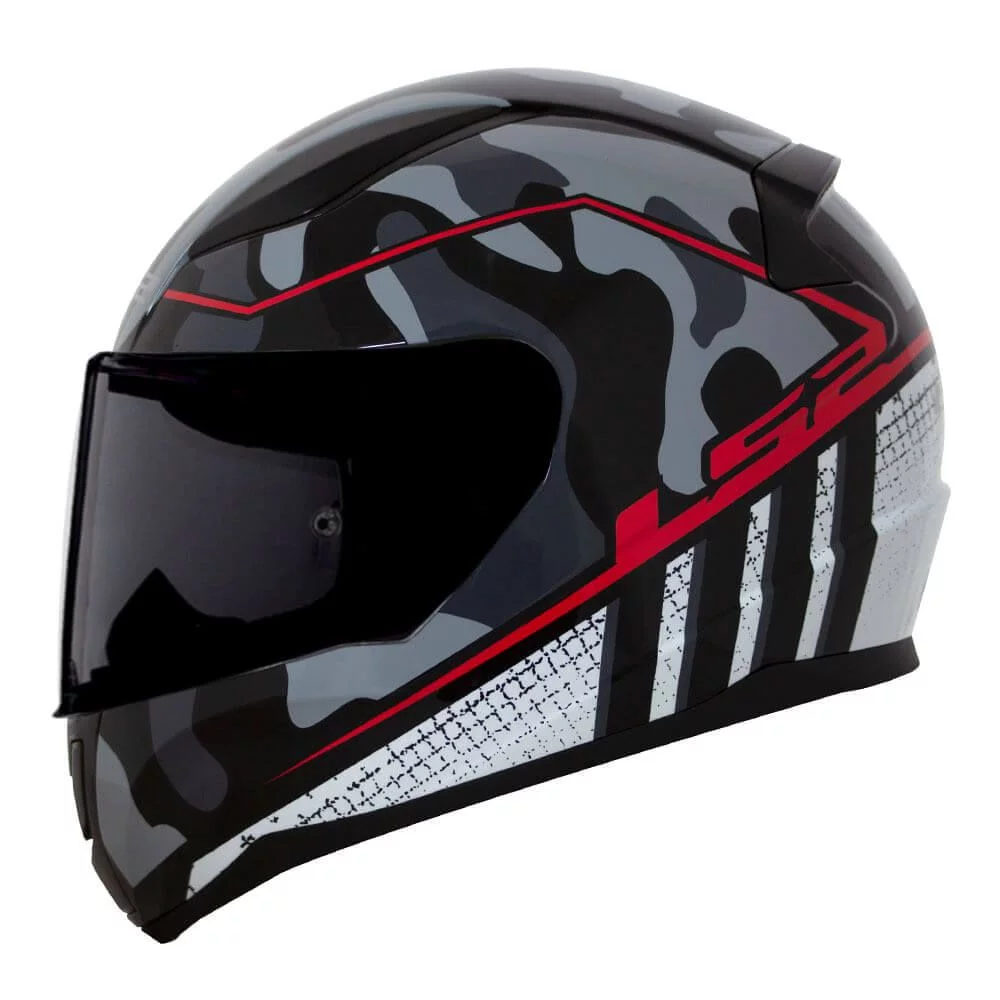 LS2 FF353 RAPID BRAVADO BLACK RED