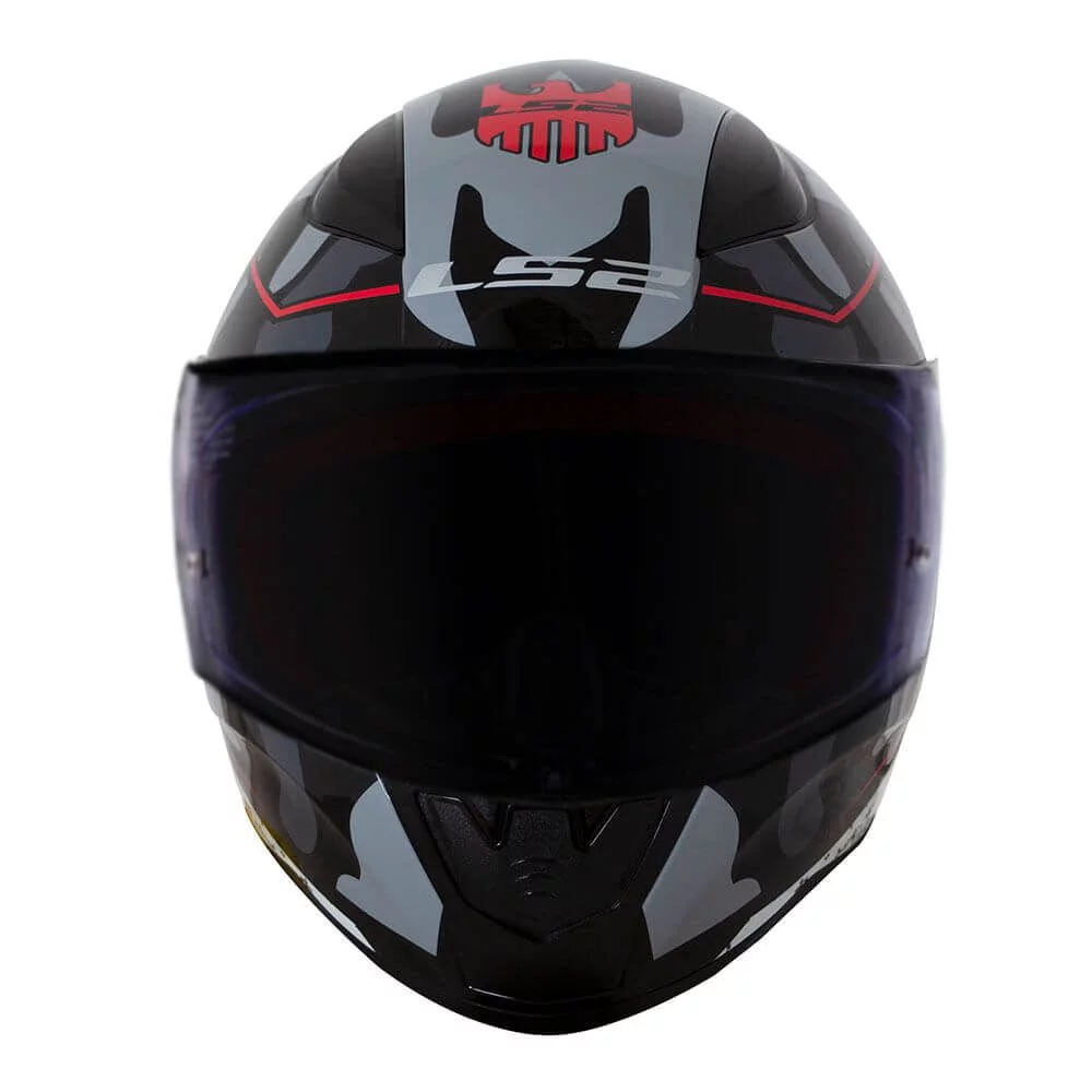 LS2 FF353 RAPID BRAVADO BLACK RED