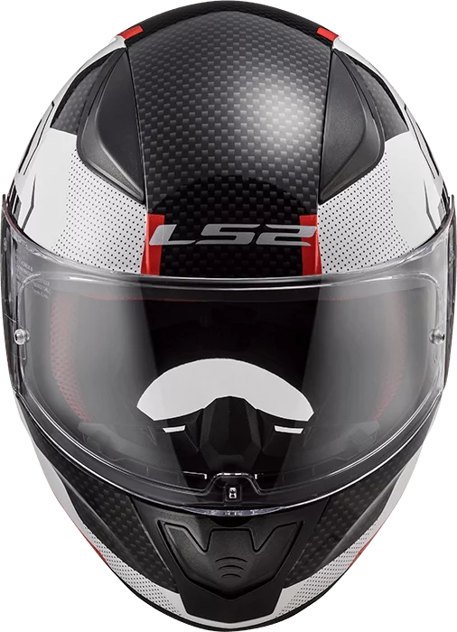 LS2 FF353 RAPID GHOST WHITE BLACK RED