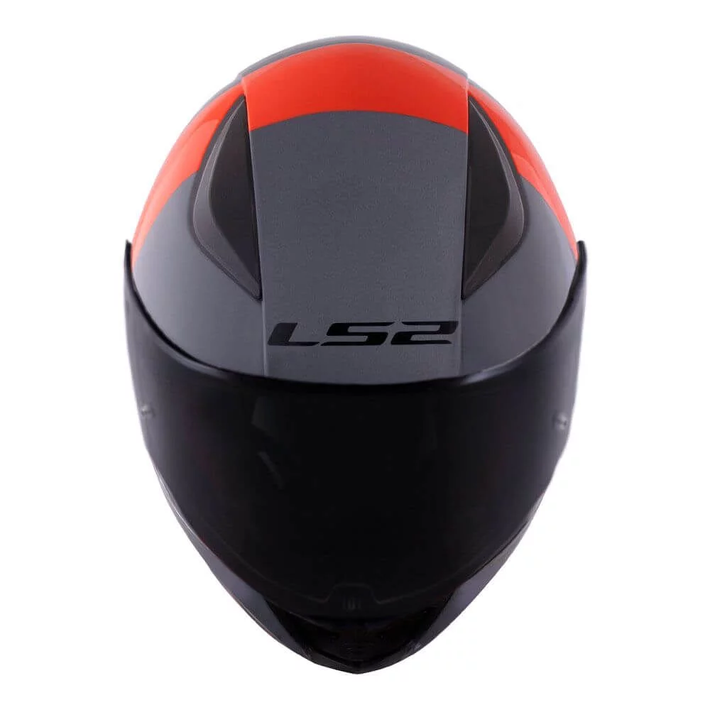 LS2 FF353 RAPID MULTIPLY MATT GREY BLACK RED