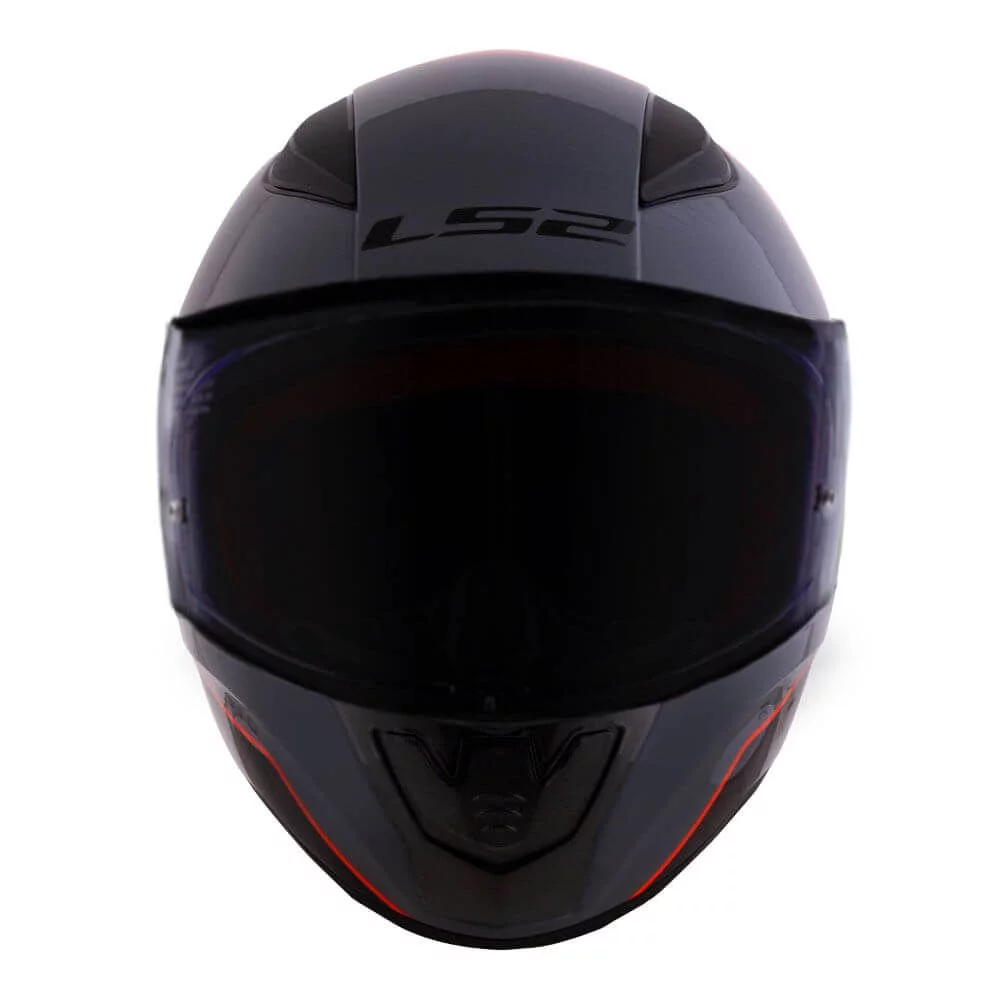 LS2 FF353 RAPID MULTIPLY MATT GREY BLACK RED