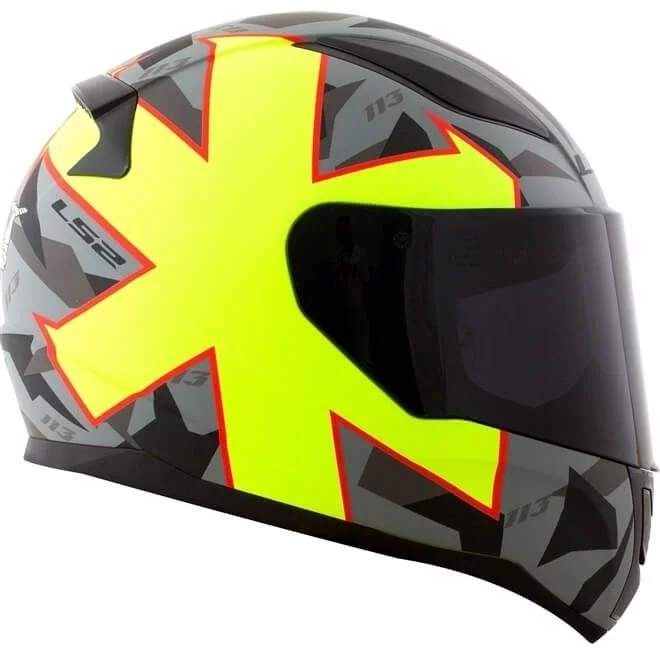 LS2 FF353 RAPID PASCHOALIN MATTE GREY/ HI-VIS YELLOW