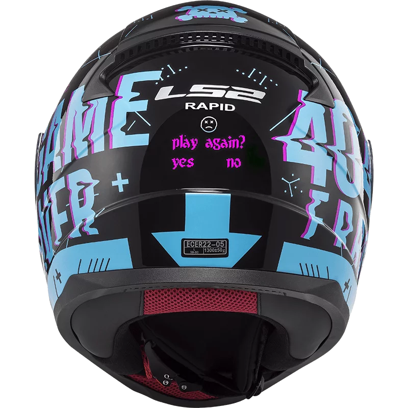 LS2 FF353 RAPID PLAYER BLACK SKY BLUE