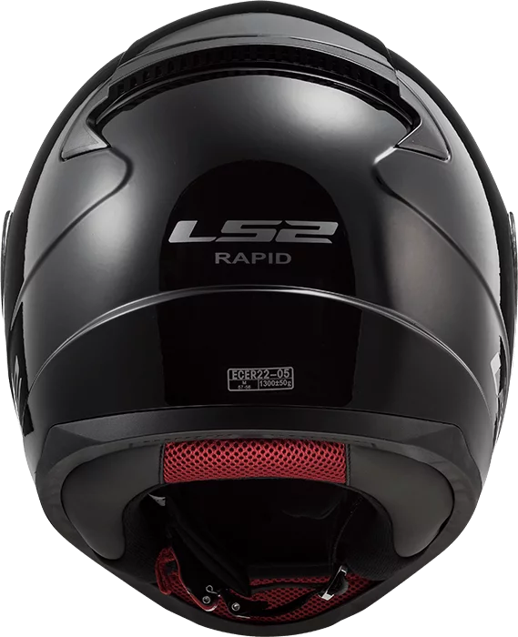 LS2 FF353 RAPID SINGLE MONO GLOSS BLACK