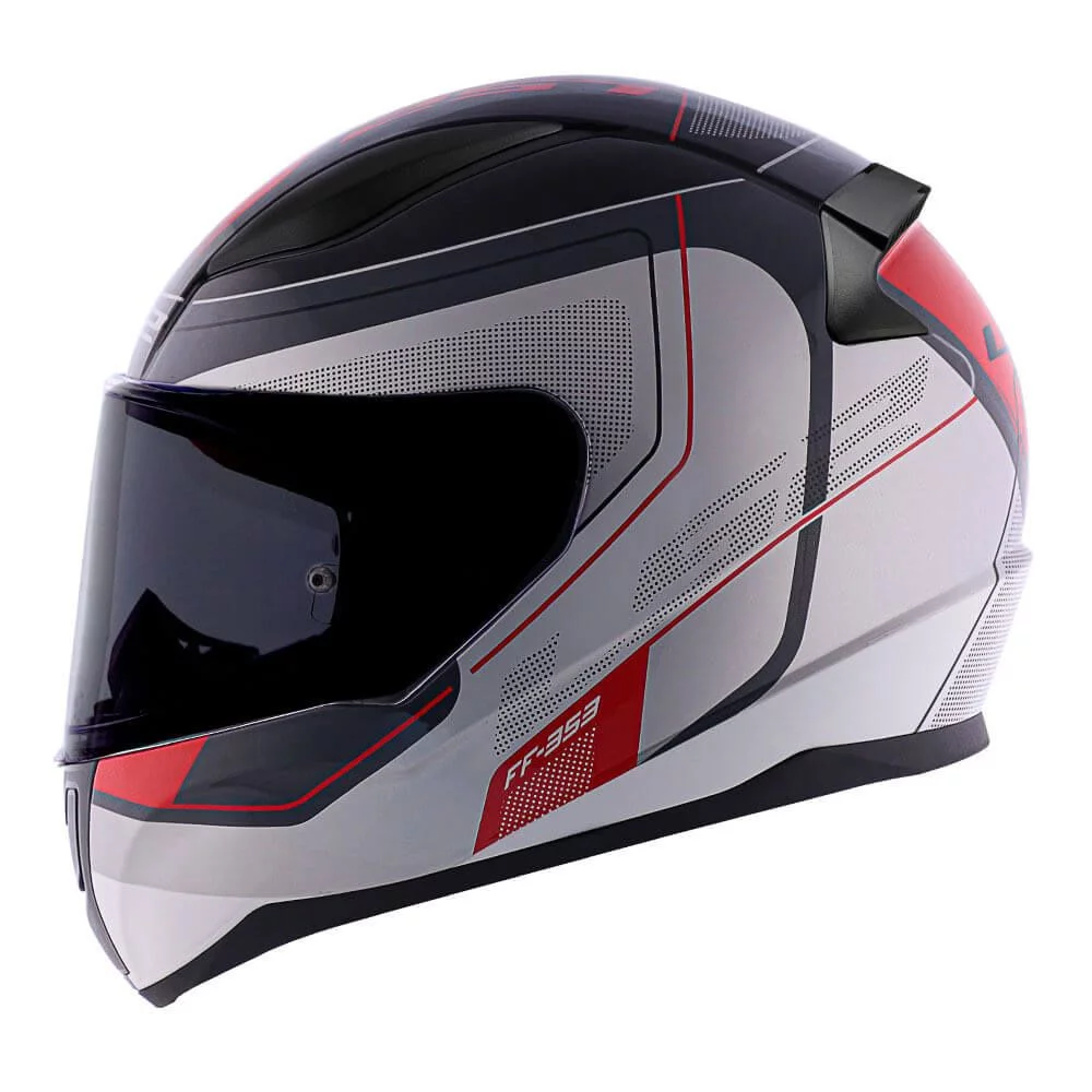 LS2 FF353 RAPID SLIDE BLACK GREY RED