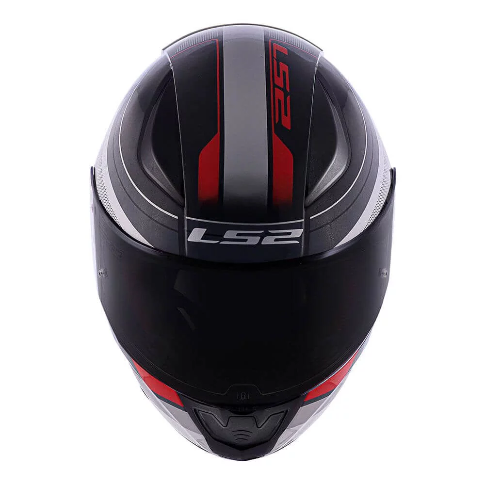 LS2 FF353 RAPID SLIDE BLACK GREY RED