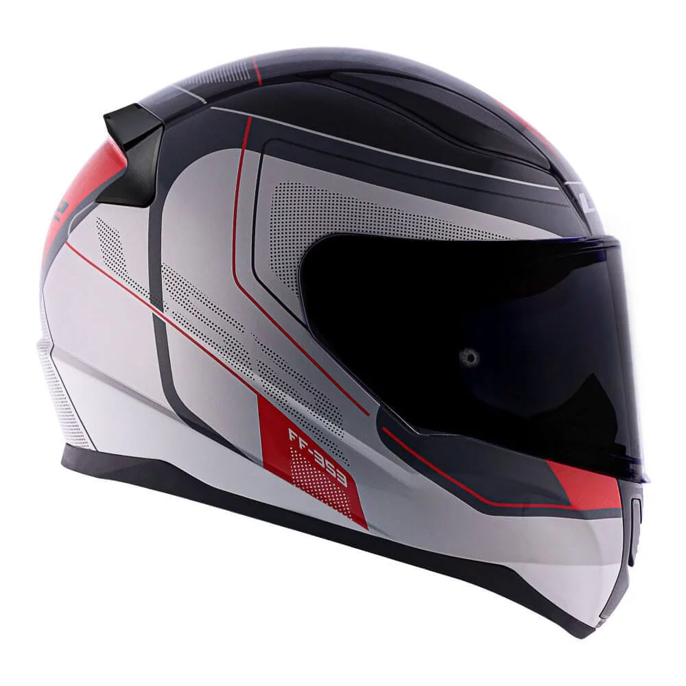 LS2 FF353 RAPID SLIDE BLACK GREY RED