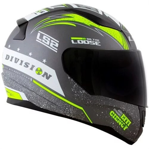 LS2 FF353 RAPID THUNDER MATT TITANIUM NEON YELLOW