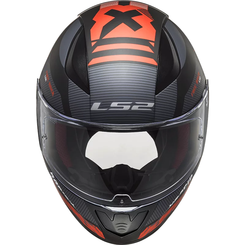 LS2 FF353 RAPID XTREET MATT BLACK RED