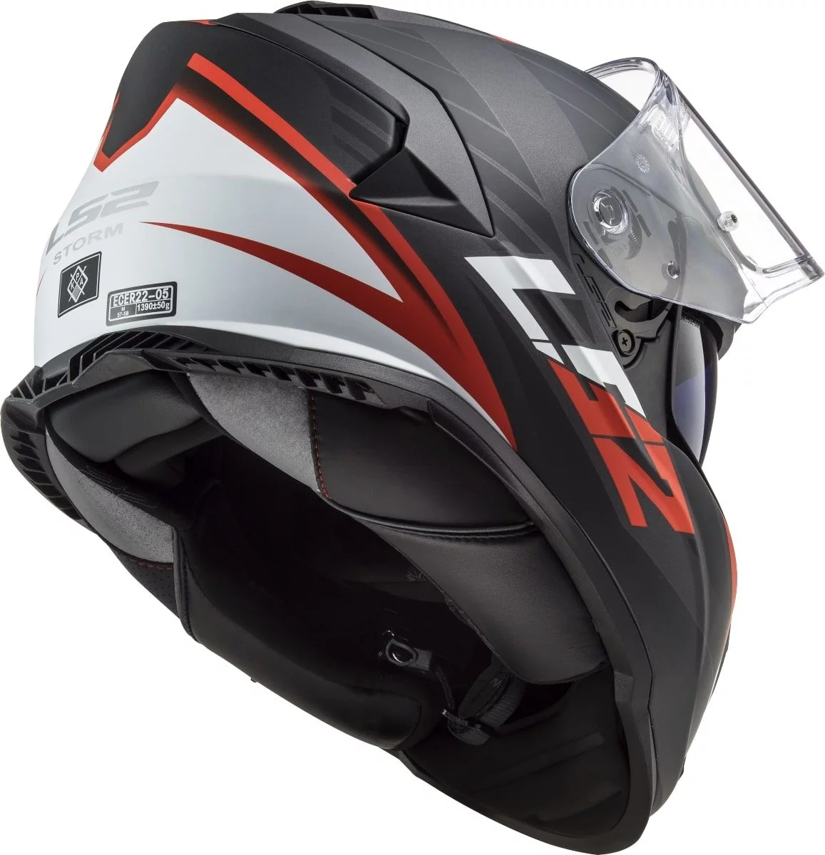LS2 FF800 STORM 2 NERVE MATT BLACK RED