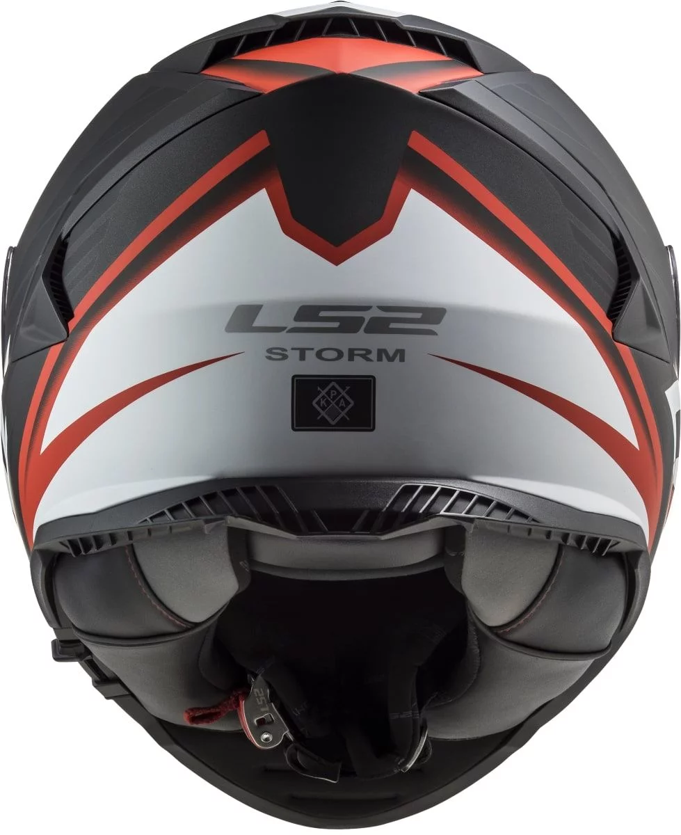 LS2 FF800 STORM 2 NERVE MATT BLACK RED