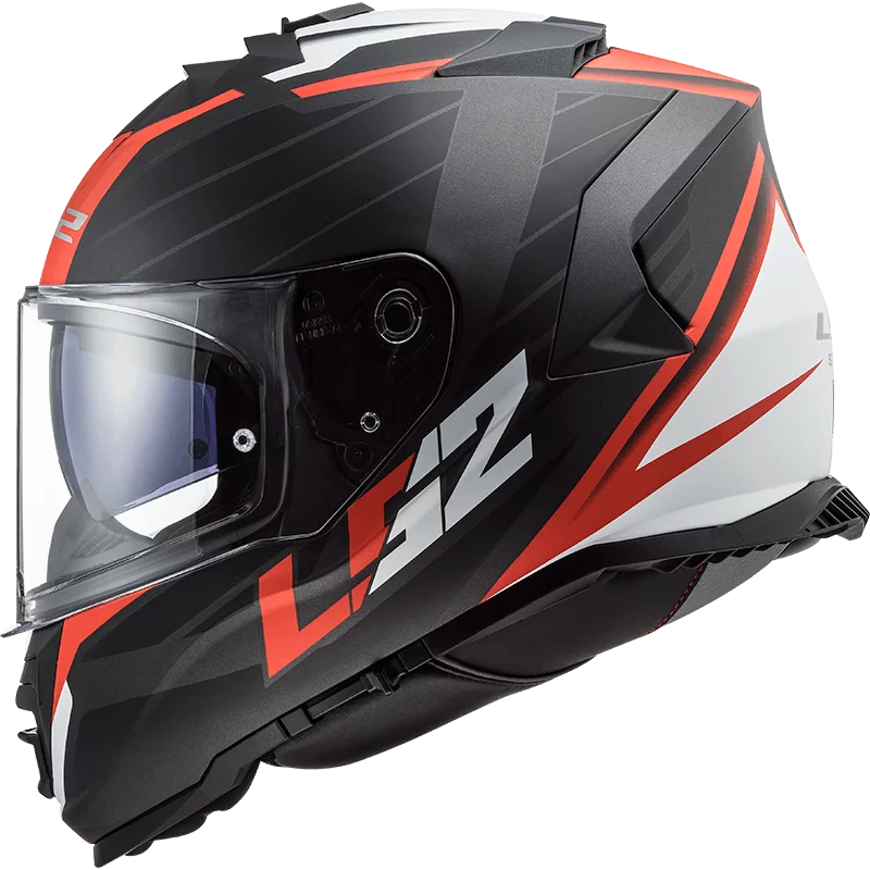 LS2 FF800 STORM NERVE MATT BLACK RED