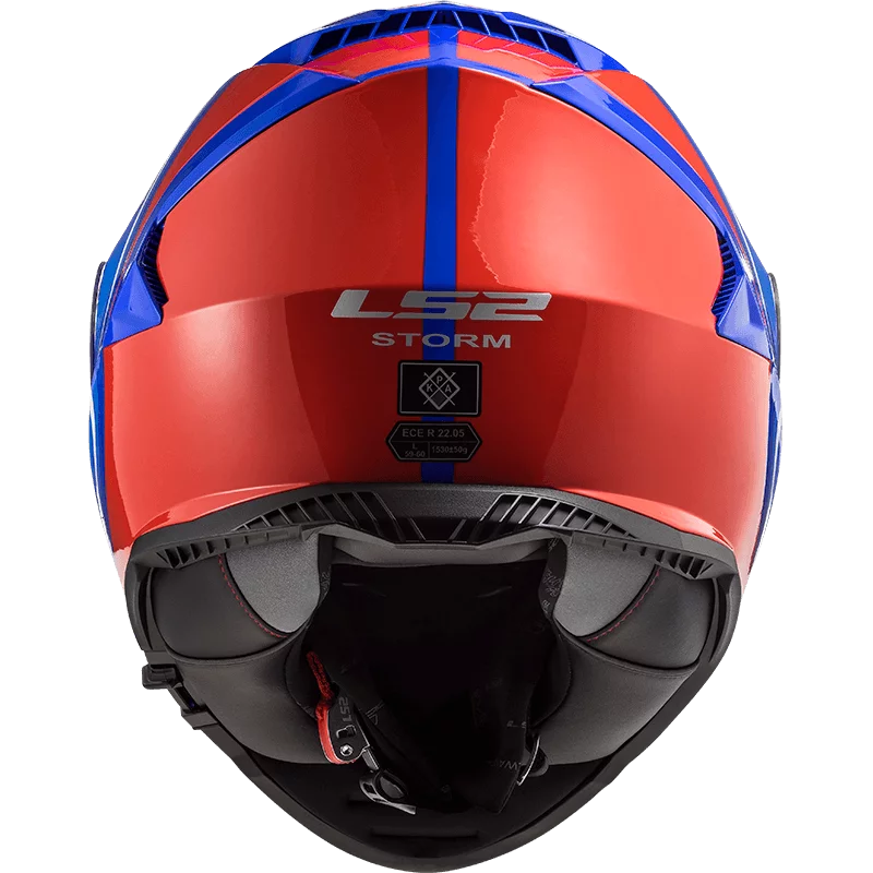LS2 FF800 STORM SLANT GLOSS BLUE RED