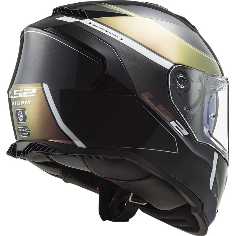 LS2 FF800 STORM VELVET BLACK RAINBOW