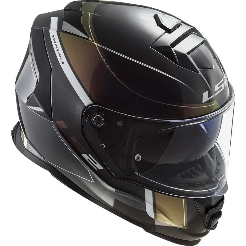 LS2 FF800 STORM VELVET BLACK RAINBOW