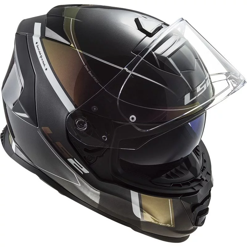 LS2 FF800 STORM VELVET BLACK RAINBOW