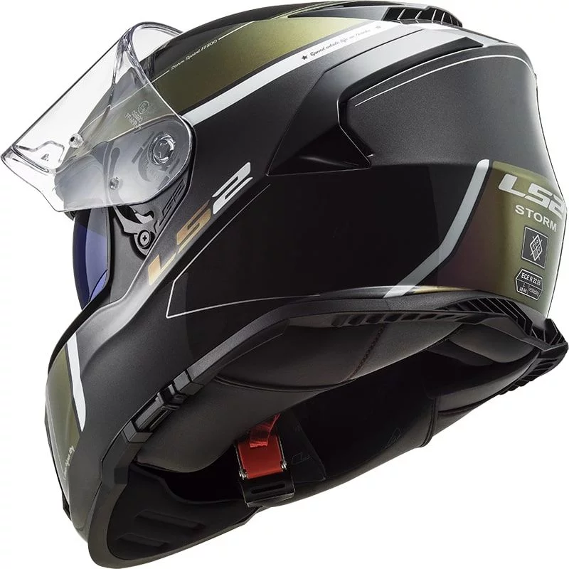 LS2 FF800 STORM VELVET BLACK RAINBOW