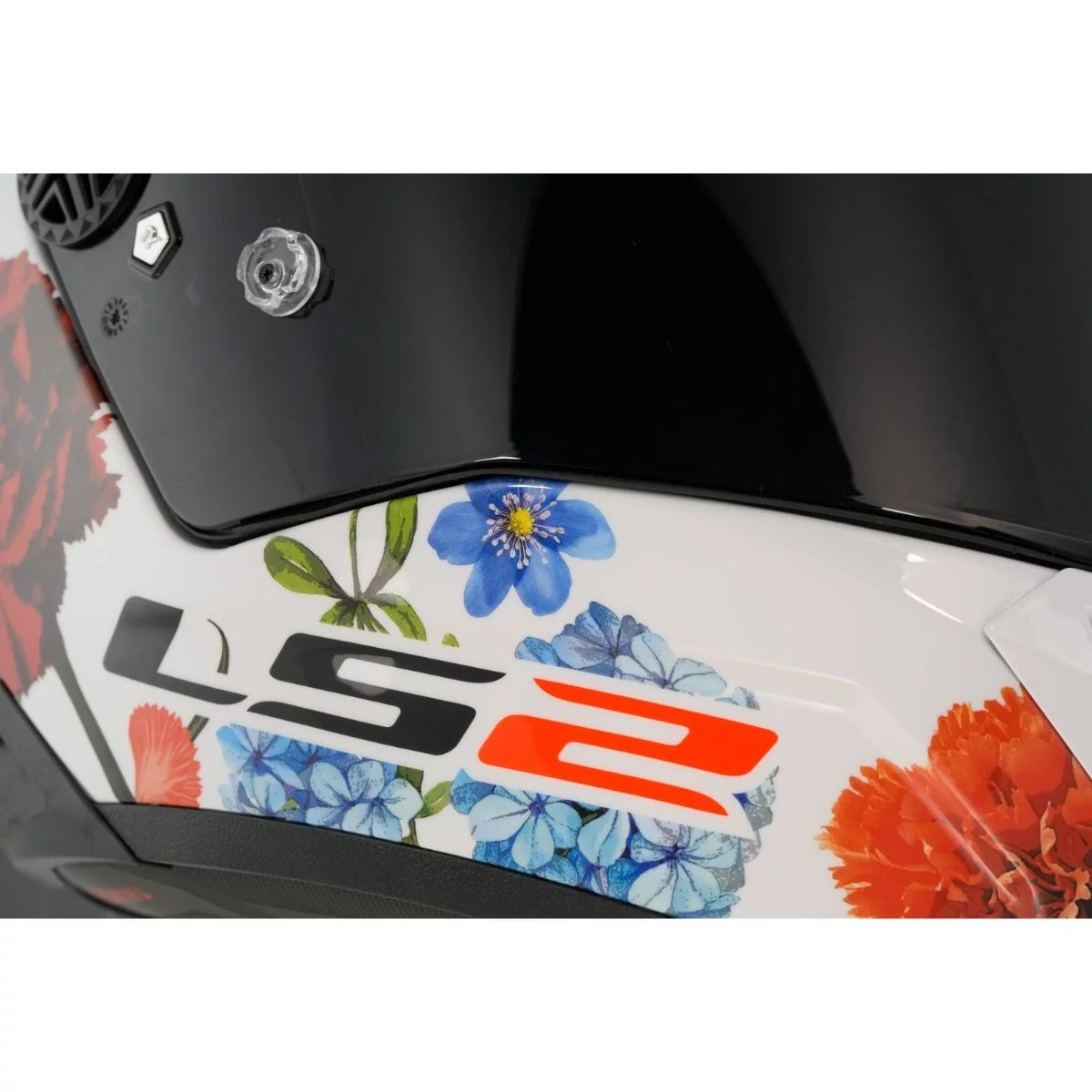LS2 FF805 THUNDER C GP AERO FLOWERS WHITE