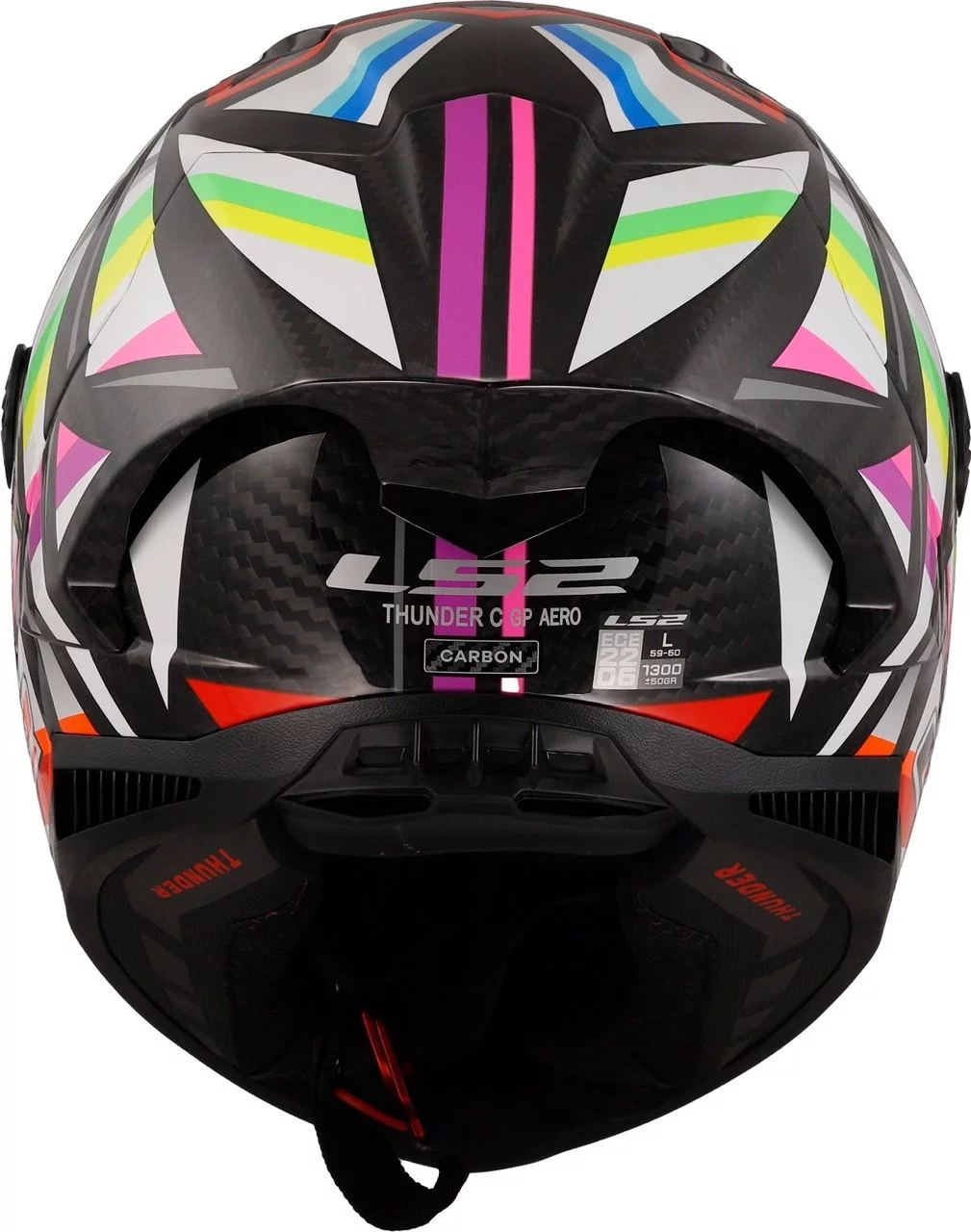 LS2 FF805 THUNDER GP AERO FLASH BLACK