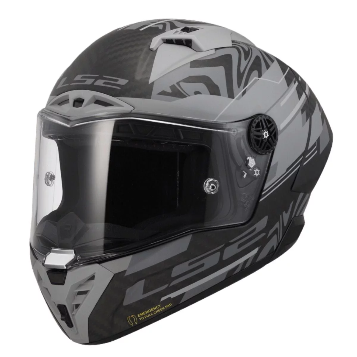 LS2 FF805 THUNDER GP AERO POLAR MATT BLACK