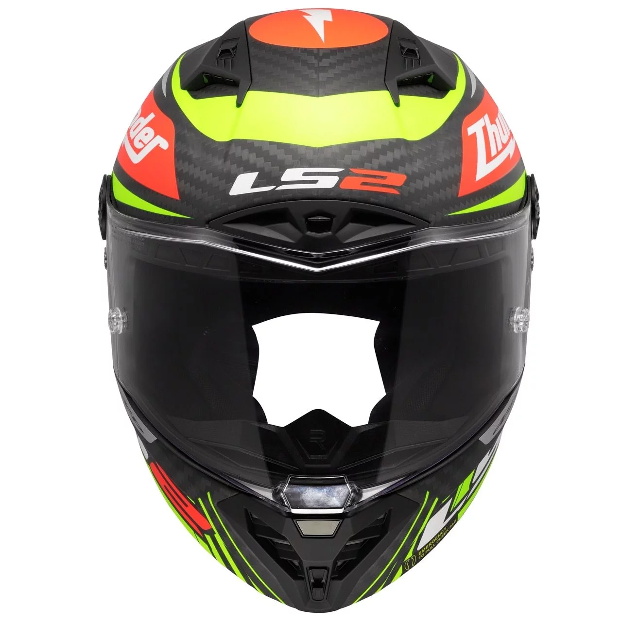 LS2 FF805 THUNDER GP AERO REPLICA BLACK