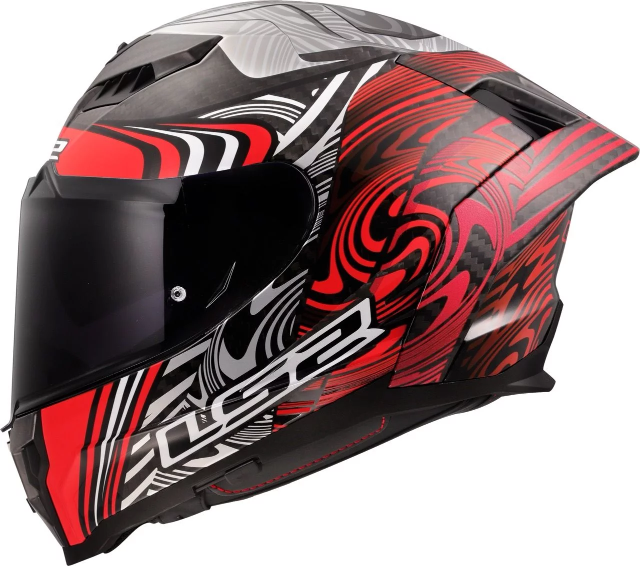 LS2 FF807 DRAGON ENTHUM MATT RED
