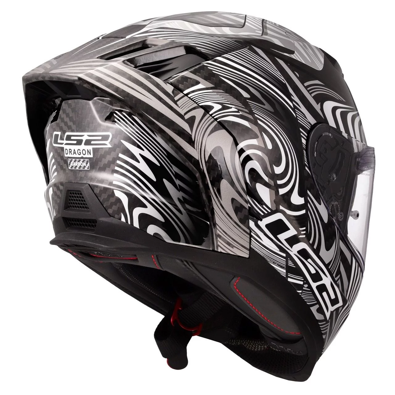 LS2 FF807 DRAGON ENTHUM SILVER