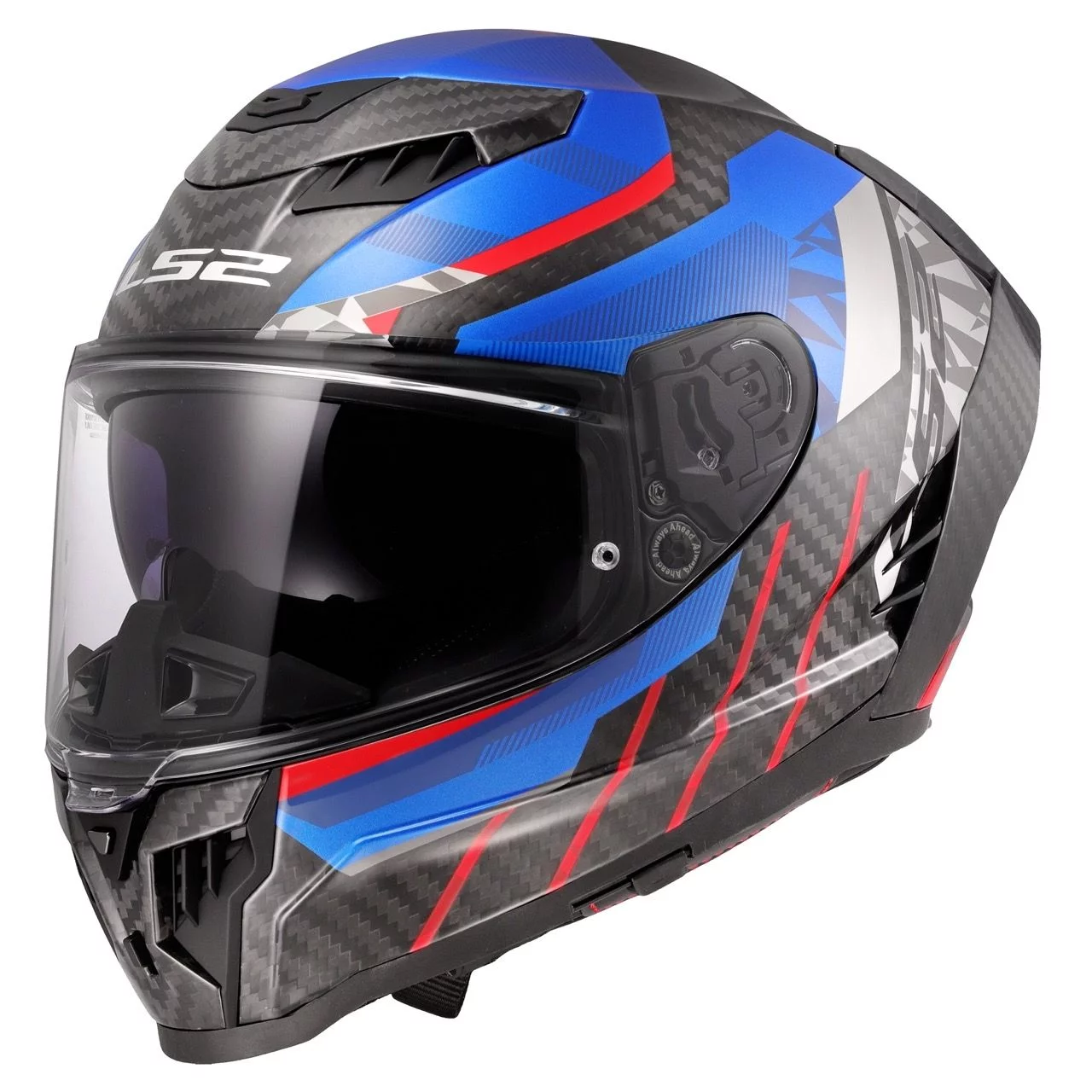 LS2 FF807 DRAGON TRAX BLUE RED